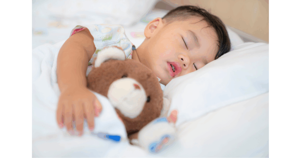 ぐっすり眠る子ども