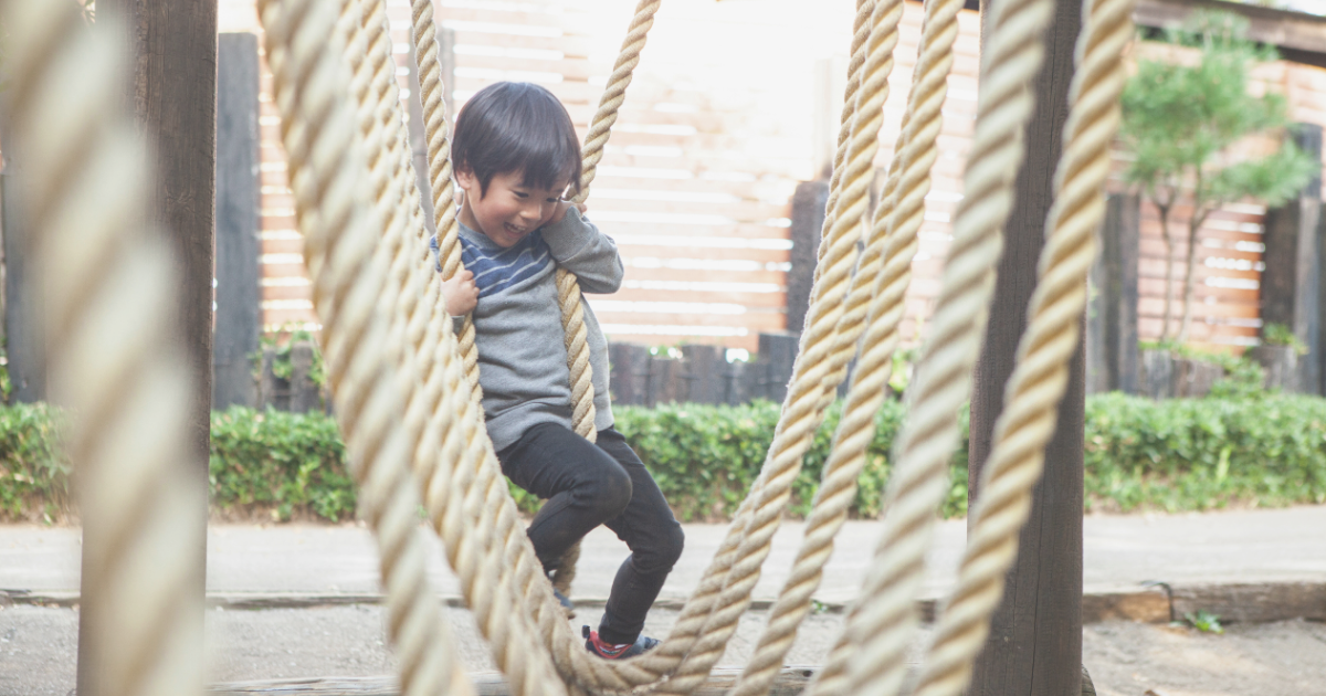 挑戦する子ども